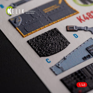 KELIK K48106 UH-1D &amp;quot;Huey&amp;quot; - interior 3D decals for Zimi Model/KittyHawk kit 1/48 – image 4