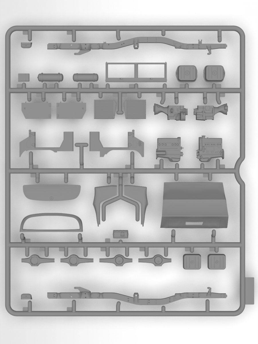 ICM 35137 Unimog S 404 German Military Radio Truck 1/35 – image 7