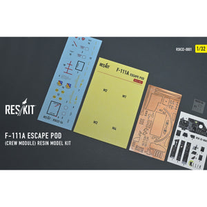 RESKIT RSK32-0001 F-111A Escape Pod (Crew Module) resin model kit 1/32