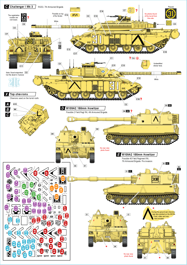 Star Decals 72-A1010 Desert Storm 1991 (1) 1/72 – imagen 2