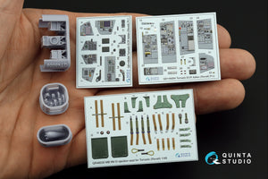 Quinta Studio QD+48264 Tornado ECR Italian 3D-Printed &amp;amp; colored Interior on decal paper (Revell) (with 3D-printed resin parts) 1/48 – Bild 8
