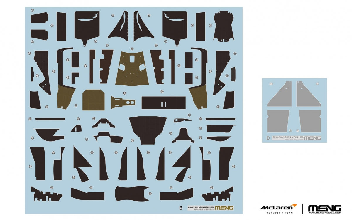Meng Model CS-007 McLaren MP4/4 1988 1/24 – Bild 12