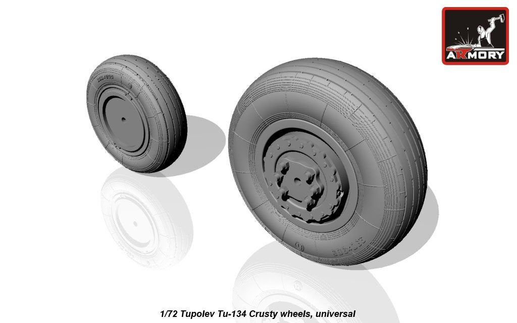 Armory Models AW72042 Tupolev Tu-134 Crusty wheels 1/72 – image 6
