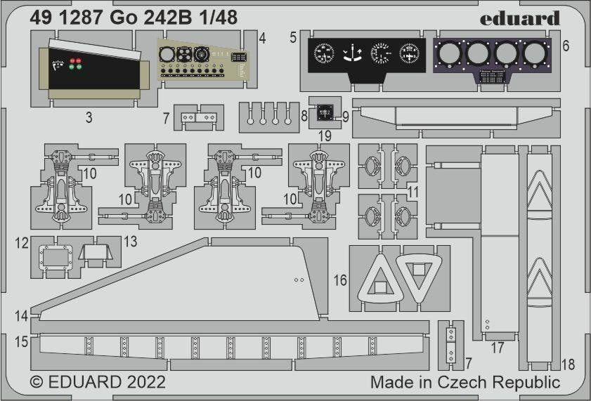 Eduard 491287 Go 242B ICM 1/48