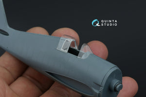 Quinta Studio QC72008 F6F-3/5 Hellcat vacuumed clear canopy (Eduard) 1/72 – image 2