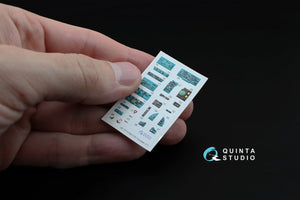 Quinta Studio QD72014 MiG-31B 3D-Printed &amp;amp; colored Interior on decal paper (for Trumpeter kit) 1/72 – immagine 2