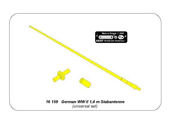 Aber 16159 German 1.4 m Stabantenne (1/16) – Bild 8