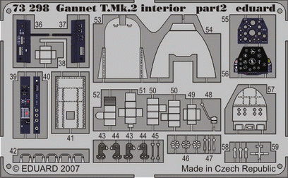 Eduard 73298 Gannet T. Mk.2 interior 1/72 TRUMPETER – Bild 2