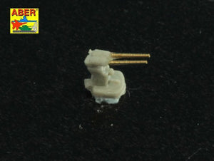 Aber 1/700L-40 Set of 16 pcs 3.7 cm Flak 42 gun barrels for German war ships 1/700 – immagine 3