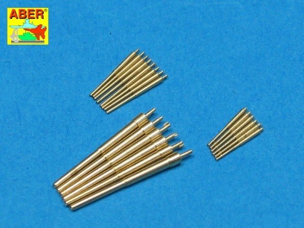 Aber 1/700L-32 Set of Barrels for Admiral Graf Spee class battleships 280mm x 6; 150mm x 8; 105mm x 6 1/700