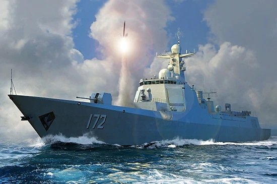 Trumpeter 06732 Destroyer Type 052D de la marine de l&amp;#39;APL au 1/700 – image 2
