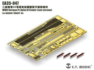 ET Model EA35-047 WWII German Pz.Kpfw.IV Fender（Late version）For DRAGON smart Kit 1/35 – image 4