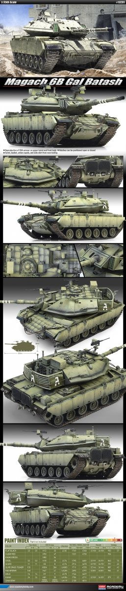 Academy 13281 Magach 6B Gal Batash 1/35 – Bild 2