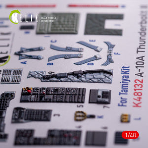 Kelik K48132 A-10A - interior 3D decals for Tamiya kit 1/48
