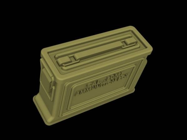 Panzer Art RE35-393 US ammo boxes for 0.3 ammo (metal pattern) 1/35 – Bild 2