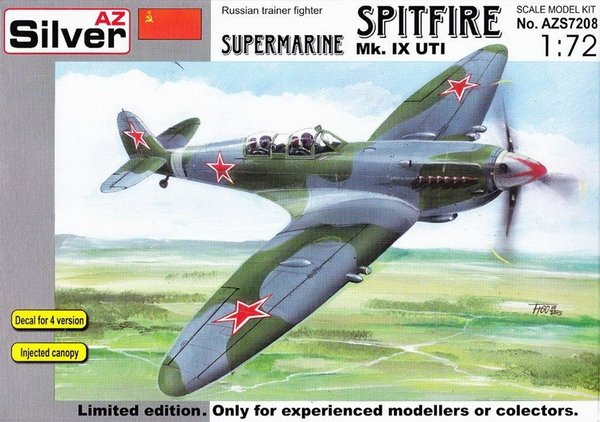 AZ Model AZS7208 Spitfire Mk.IX UTI 1/72