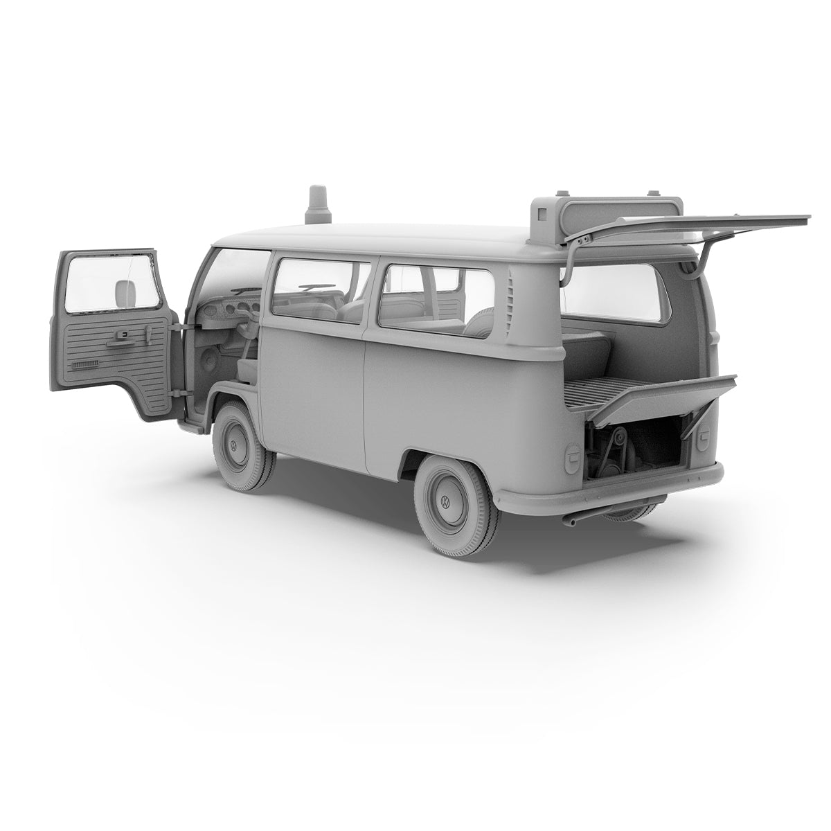 AK Interactive AK35033 T2 MODEL 1967 AIRPORT BUS 1/35 – immagine 9