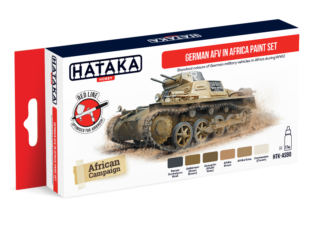 Hataka HTK-AS90 AFV allemand en Afrique 6x17ml