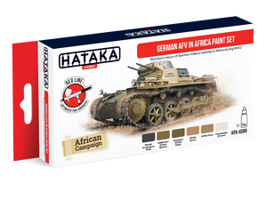Hataka HTK-AS90 German AFV in Africa 6x17ml