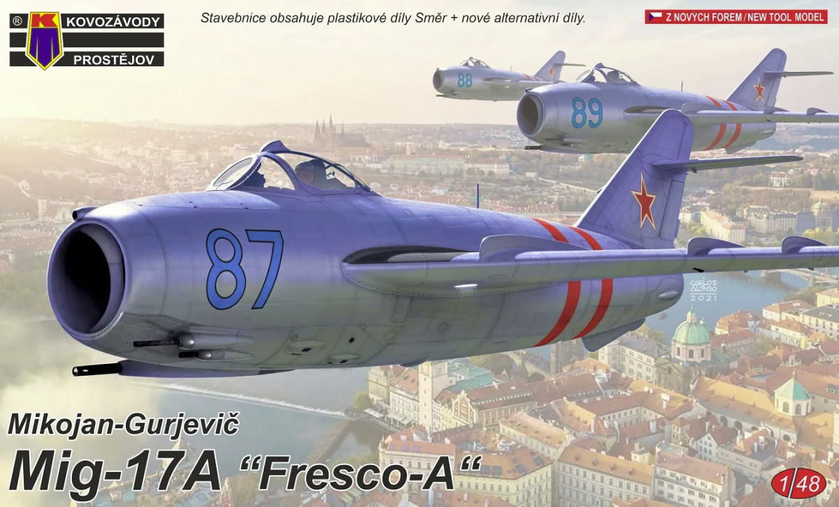 Kovozavody Prostejov KPM4824 MiG-17A &amp;quot;Fresco-A&amp;quot; 1/48