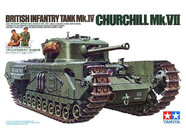 Tamiya 35210 British Infantry Tank Mk.IV Churchill Mk.VII 1/35