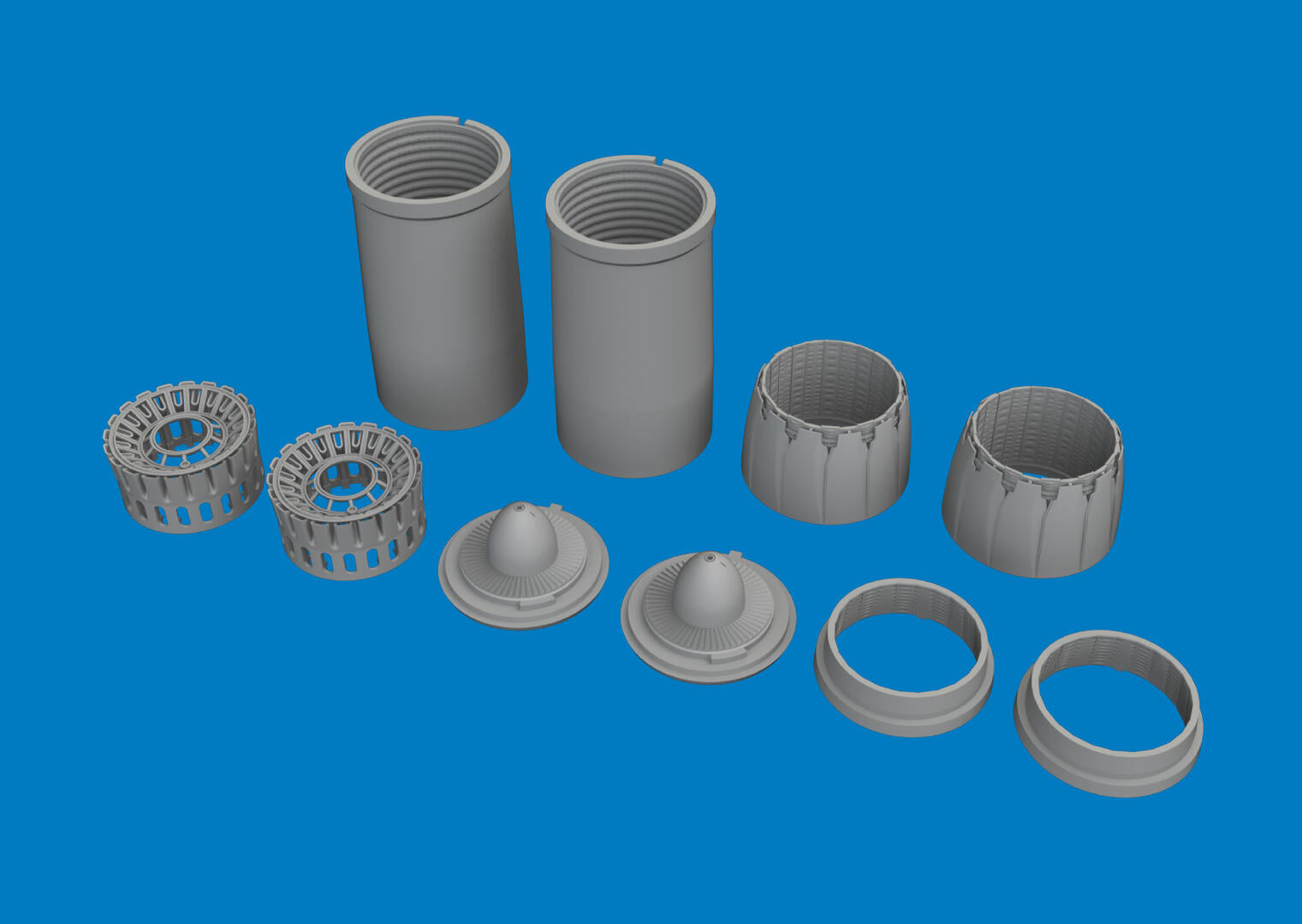 Eduard 672462 F-14D exhaust nozzles PRINT for Tamiya 1/72 – zdjęcie 3