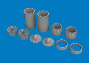 Eduard 672462 F-14D exhaust nozzles PRINT for Tamiya 1/72 – zdjęcie 3