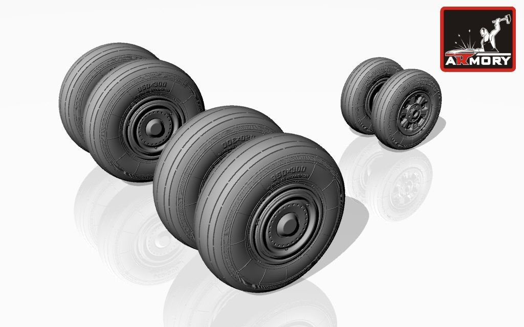 Armory Models AW72023 Sukhoj Su-24 Fencer early type wheels 1/72 – image 2