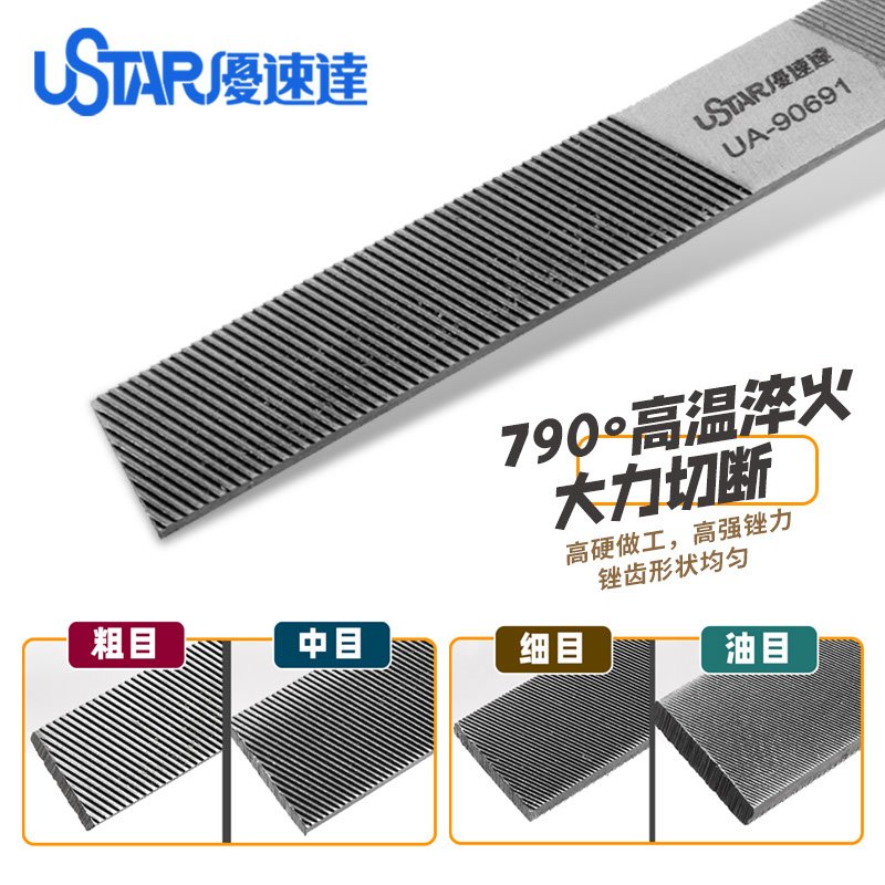 U-Star UA-90691 Multi-size File / Set of files with different grits – immagine 4