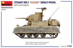 MiniArt 35423 Stuart Mk.I “Honey” Early Production w/Sun Shields 1/35 – image 5