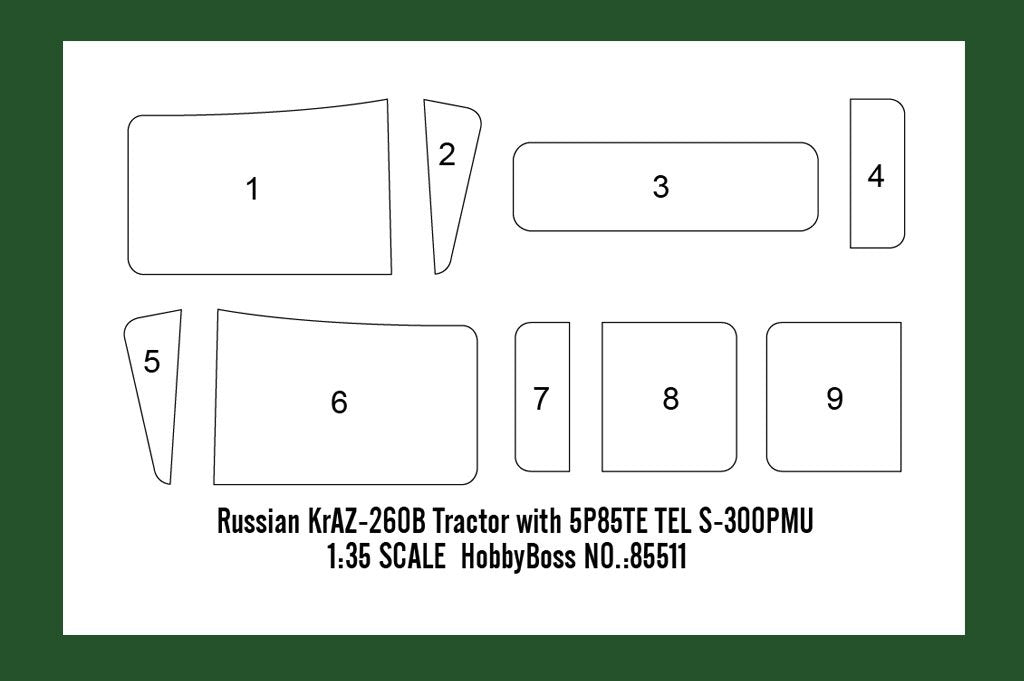 Hobby Boss 85510 Russian KrAZ-260 Cargo Truck 1/35 – immagine 12