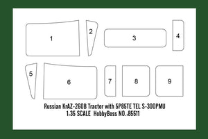 Hobby Boss 85510 Russian KrAZ-260 Cargo Truck 1/35 – immagine 12