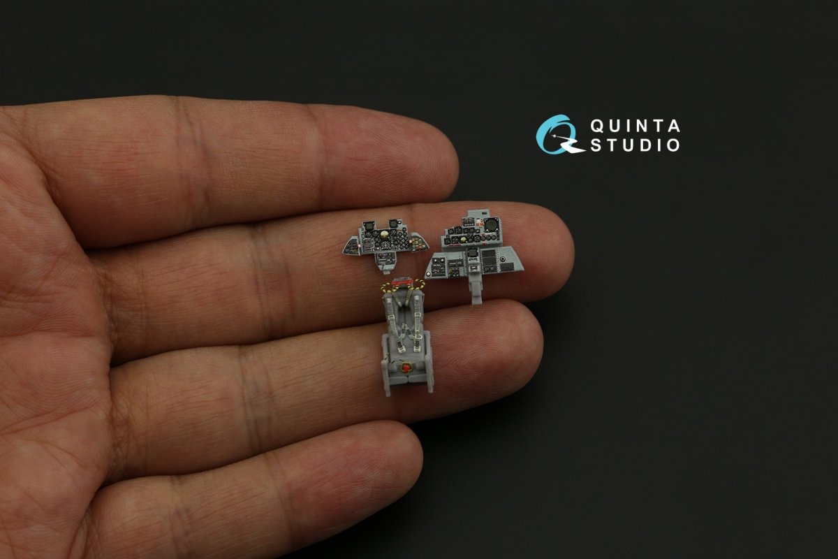 Quinta Studio QD72065 F-4EJ KAI 3D-Printed &amp;amp; colored Interior on decal paper (FineMolds) 1/72 – obrázek 8