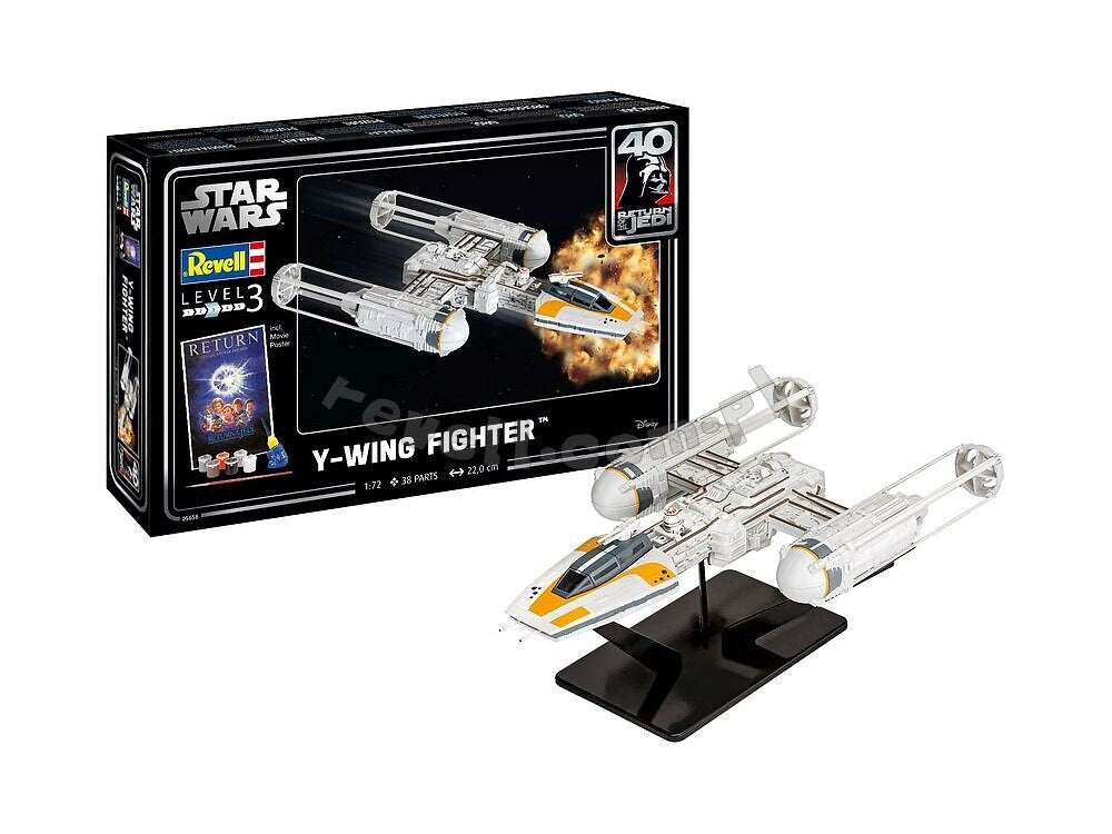 Revell 05658 Y-wing Fighter STAR WARS SET 1/106 – image 2