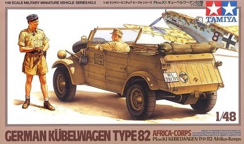 Tamiya 32503 Kuebelwagen Type 82 (Afrique) (1/48)