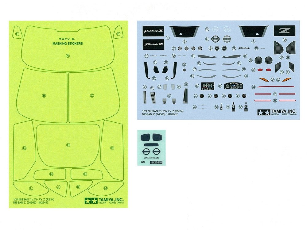 Tamiya 24363 Nissan Z / Nissan Fairlady Z (RZ34) 1/24 – Bild 9