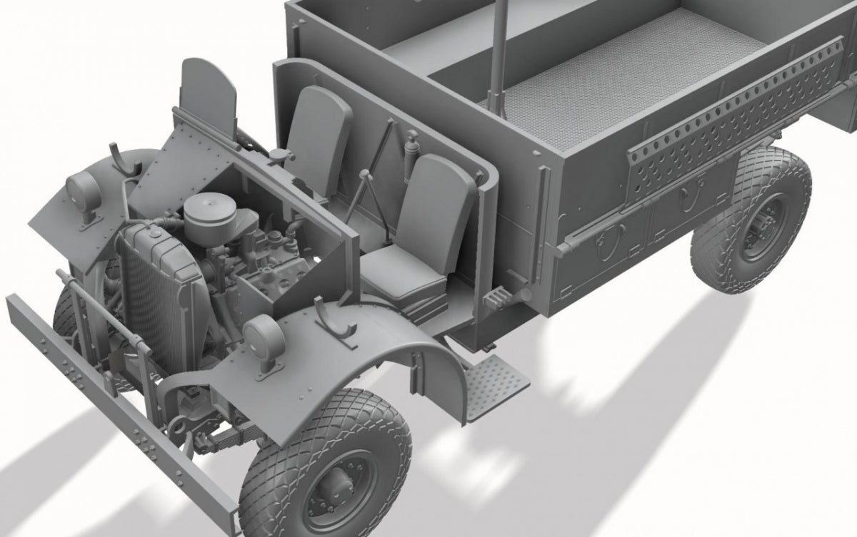 Thunder Model 35304 LRDG F30 Patrol Truck CMP in LRDG service 1/35 – image 7