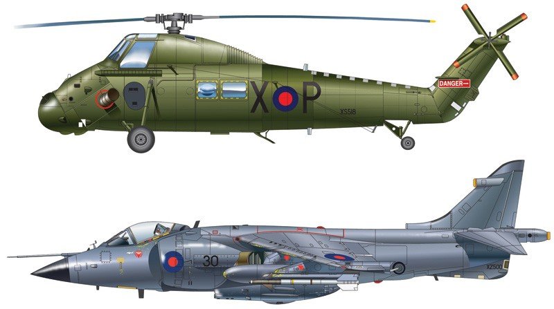 Italeri 1329 Wessex UH.5 / Sea Harrier FRS.1 - Falklands War 1/72 – image 3