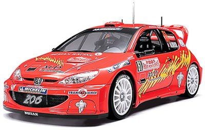 Tamiya 24283 Bozian Racing Peugeot 206 WRC Monte Carlo &amp;#39;05 1/24 – immagine 3