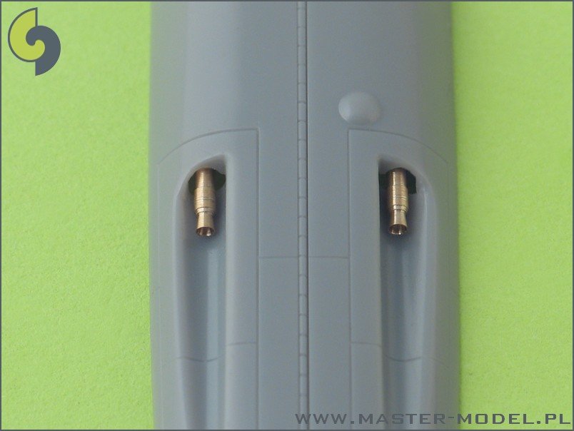 Master AM-48-011 Bf 109 G5 - G14, K armament set (MG 131 tips) &amp;amp; Pitot Tube (1/48) – image 3