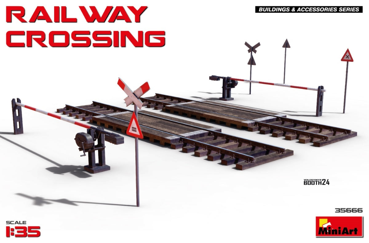 Miniart 35666 Railway Crossing 1/35