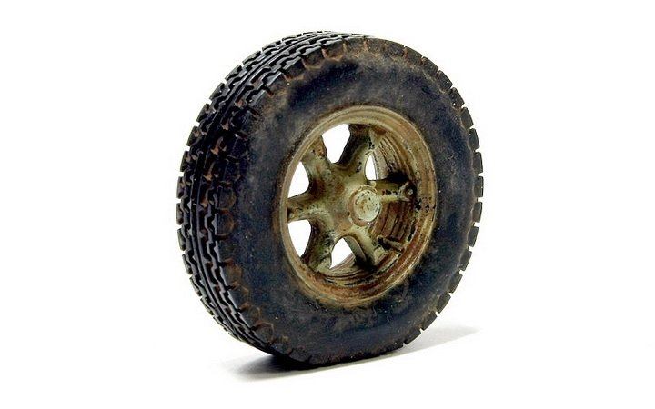 ET Model ER35-005 WWII German Sd.Kfz.7 Weighted Road Wheels Type.2 For DRAGON/TRUMPETER 1/35