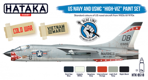 Hataka HTK-BS18 US Navy and USMC high-viz Paint Set 6x17ml – image 2