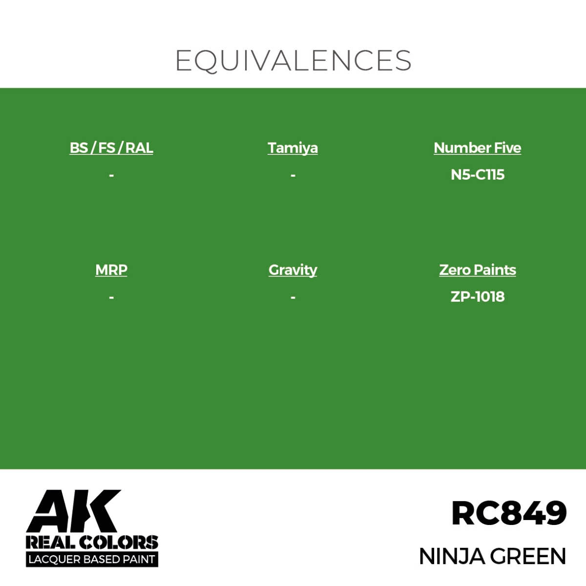 AK Interactive RC849 Ninja Vert 17 ml  – image 3