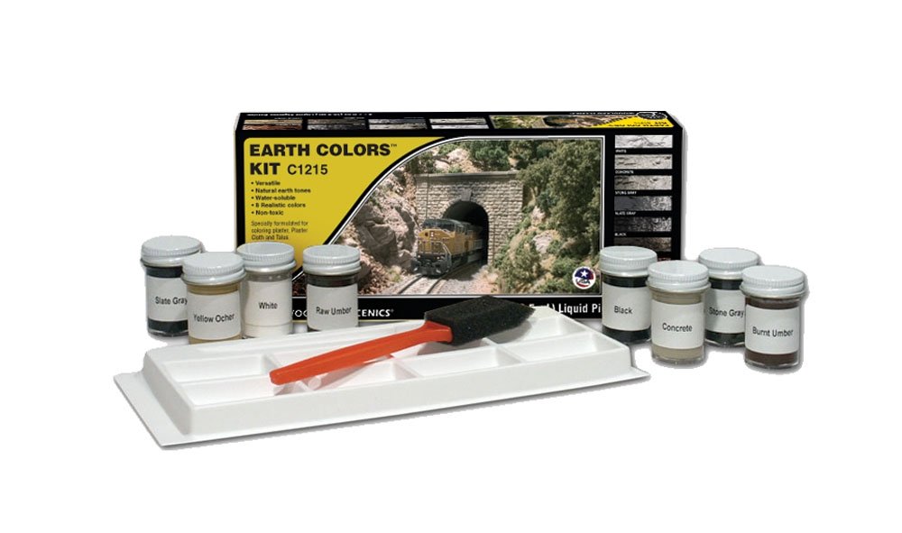 Woodland Scenics WC1215 Earth Colour Kit pigment set