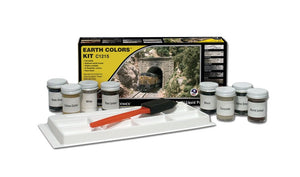 Woodland Scenics WC1215 Earth Colour Kit pigment set