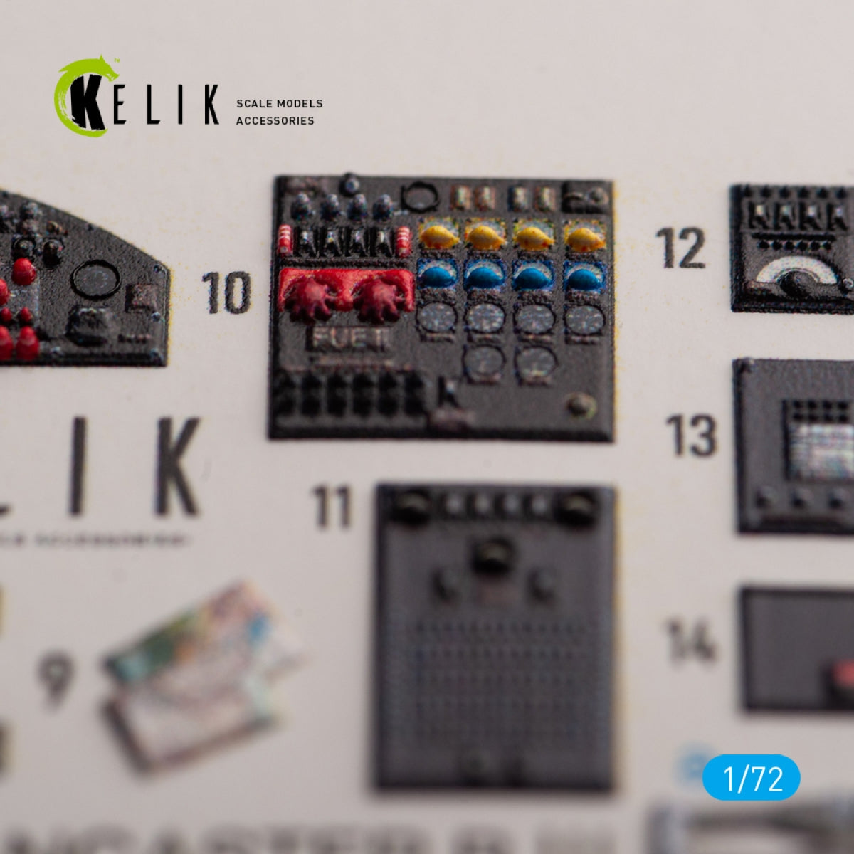 KELIK K72158 AVRO LANCASTER B.III - interior 3D decals for Airfix kit 1/72 – Bild 2
