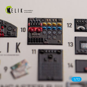 KELIK K72158 AVRO LANCASTER B.III - interior 3D decals for Airfix kit 1/72 – Bild 2