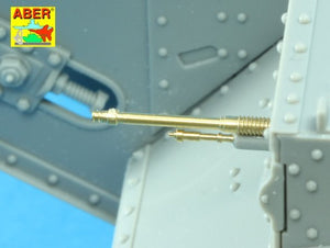 Aber 35L-196 Barrels for British WWI Tank Mk.I Female or 0.303 Vickers gun x 4 8mm Hotchkiss m.1909 x 1 1/35 – image 7