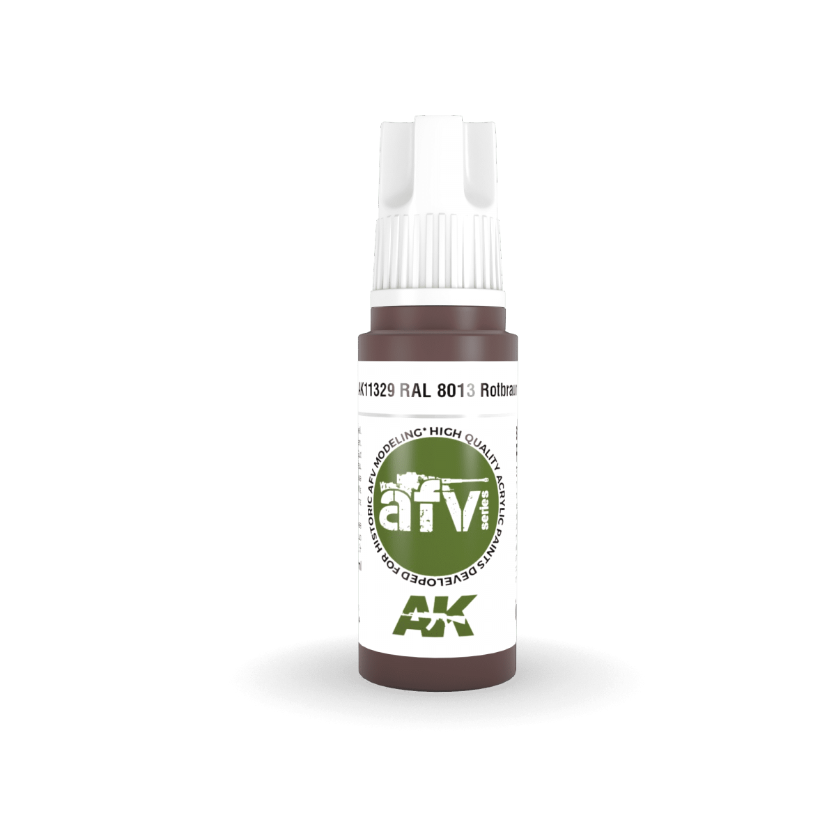 AK Interactive AK11329 RAL 8013 Rotbraun 17ml – image 2